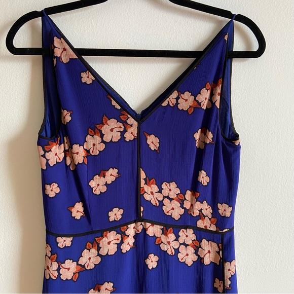 Scotch & Soda Floral Cottagecore Blue Midi Dress - Picture 3 of 12